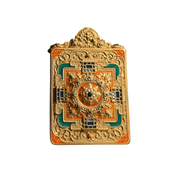 Six-Armed Mahakala Thangka Amulet - Image 2